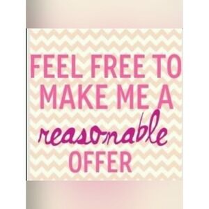 ACCEPTING REASONABLE OFFERS